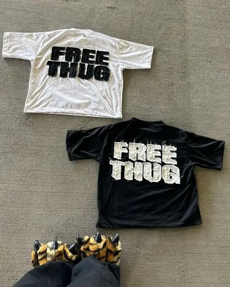 Y2K Graphic T Shirts Oversized Print Hip Hop Goth Men and Women Short Sleeved Tops Harajuku Punk Loose Casual T Shirt Streetwear